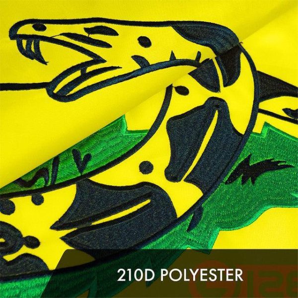 Gadsden Don't Tread on Me Flag 3x5 Ft 10-Pack Embroidered Polyester By G128 - Image 4