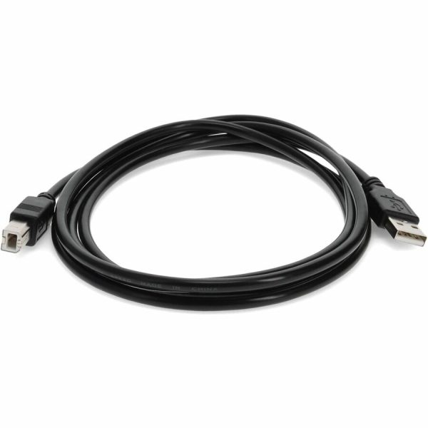 AddOn 12ft USB 2.0 (A) Male to USB 2.0 (B) Male Black Cable - Image 8