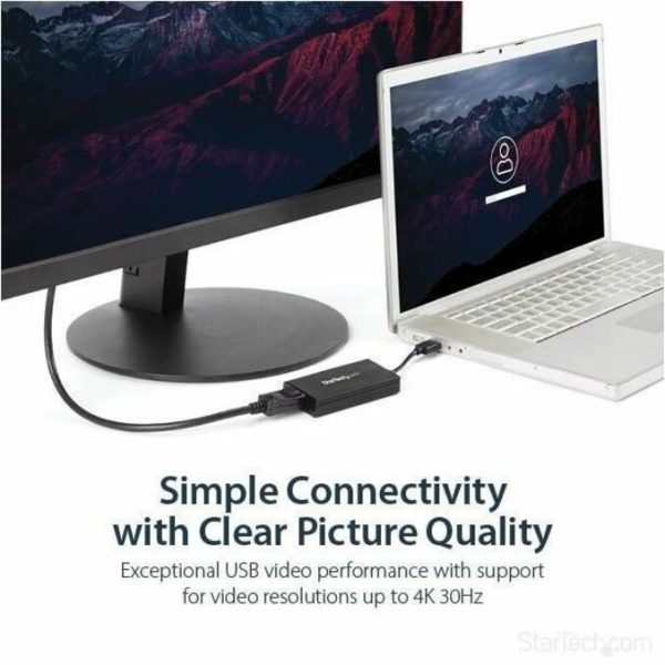 StarTech.com USB 3.0 to DisplayPort Adapter, 4K 30Hz UHD, USB to DP Display Adapter, External Video/Graphics Card for Mac & Windows - Image 4