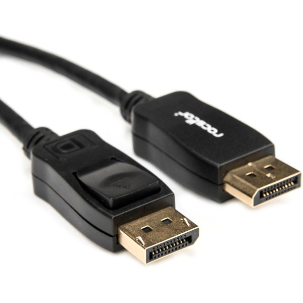 Rocstor Premium 10ft / 3m DisplayPort 1.2 Cable M/M - DisplayPort 4k - DisplayPort Male Digital Audio/Video - 10ft - Black- DP TO DP Cable 4Kx2K - Image 6