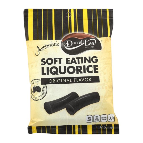 Darrell Soft Eating Liquorice - Original - Case of 8 - 7 oz. - Image 2