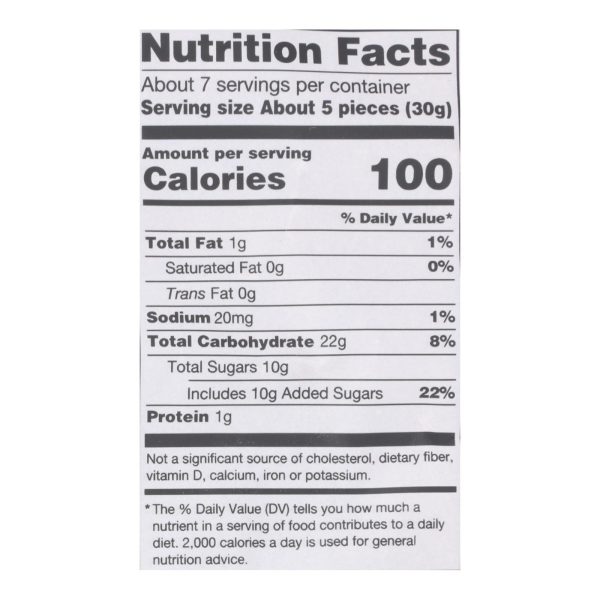 Darrell Soft Eating Liquorice - Original - Case of 8 - 7 oz. - Image 3