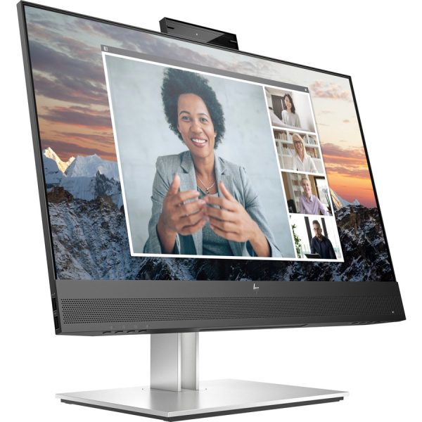 HP E24m G4 24" Class Webcam Full HD LCD Monitor - 16:9 - Black, Silver - Image 3