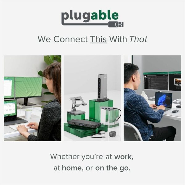 Plugable Thunderbolt 4 Dock with 100W Charging, Thunderbolt Certified, 3x Thunderbolt Ports - Image 8
