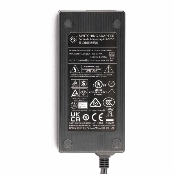 StarTech.com 160W Universal DC Power Adapter (24V/6.6A), External AC/DC Power Supply for USB Hubs, 2/3-Pin Terminal Blocks, International - Image 6