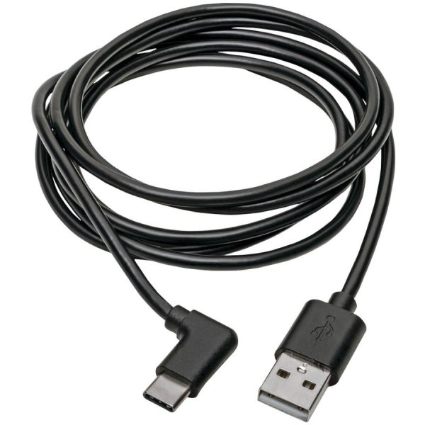 Eaton Tripp Lite Series USB-A to USB-C Cable, Right-Angle USB-C, USB 2.0, (M/M), 6 ft. (1.83 m) - Image 2