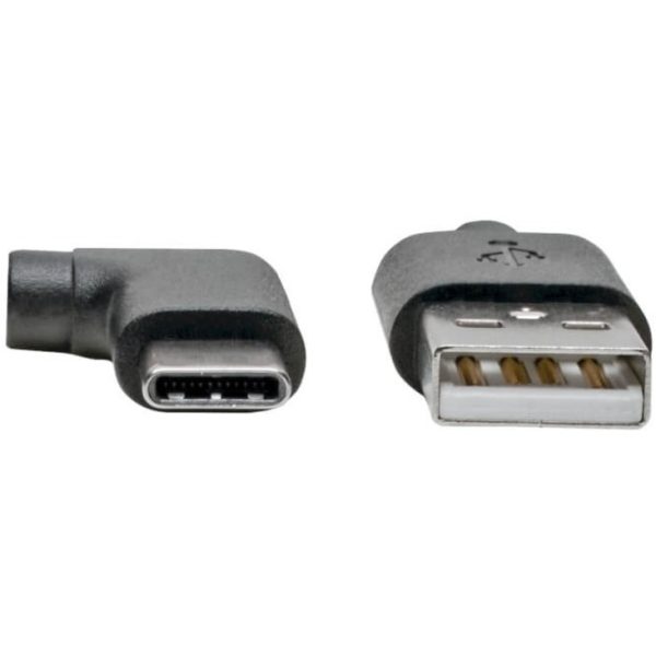 Eaton Tripp Lite Series USB-A to USB-C Cable, Right-Angle USB-C, USB 2.0, (M/M), 6 ft. (1.83 m) - Image 3