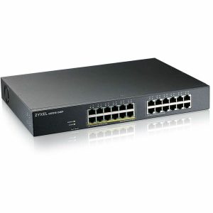 ZYXEL GS1915-24EP 24-Port Gigabit Smart Nebula Cloud Managed PoE Switch | 12 PoE+ Ports at 130W