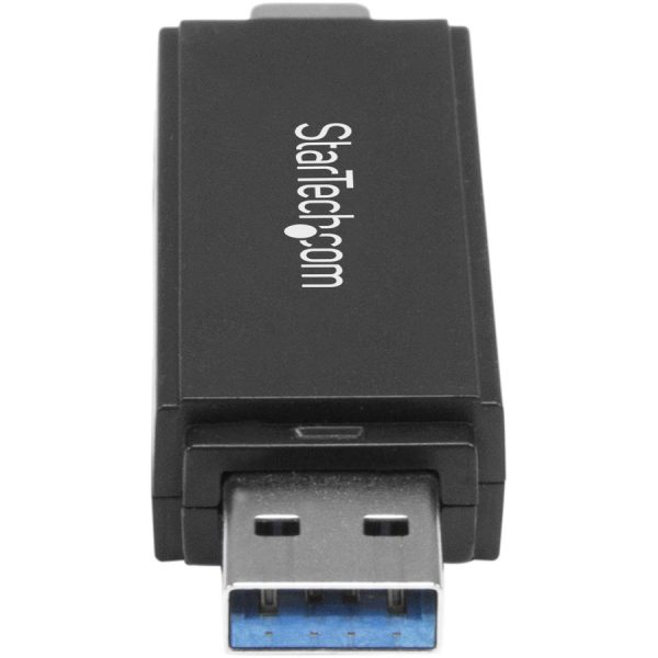 StarTech.com USB 3.0 Memory Card Reader for SD and microSD Cards - USB-C and USB-A - Portable USB SD and microSD Card Reader - Image 4