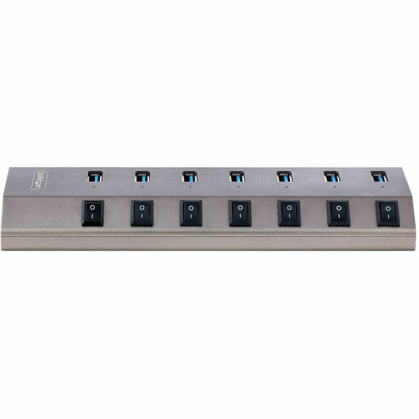 StarTech.com 7-Port Self-Powered USB-C Hub with Individual On/Off Switch, Desktop/Laptop USB-C to USB-A Hub, USB Type C Hub w/Power Supply - Image 5