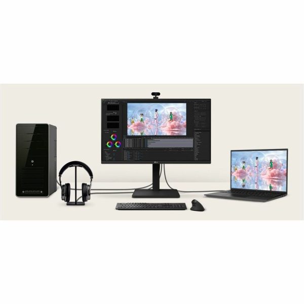 LG 24BA450-B 24" Class Full HD LED Monitor - 16:9 - Image 9