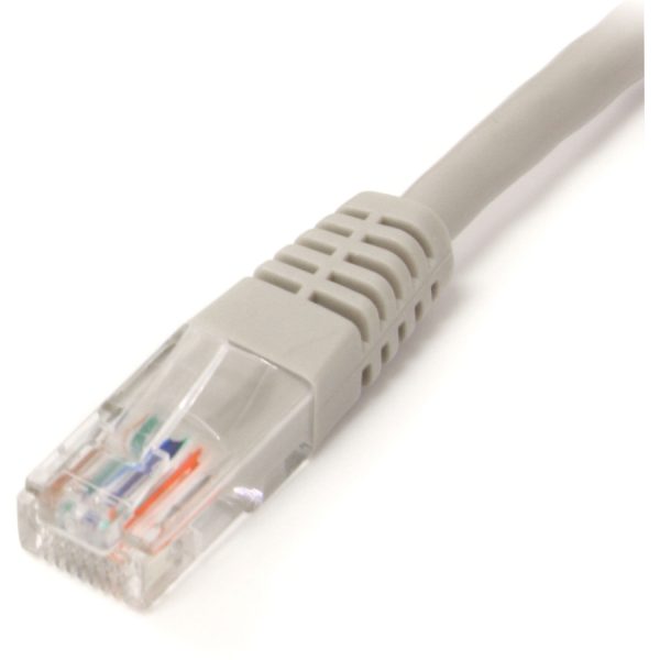 StarTech.com 7 ft Gray Molded Cat5e UTP Patch Cable - Image 2