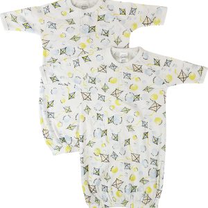 Unisex Newborn Baby 2 Piece Gown Set Nc_0837