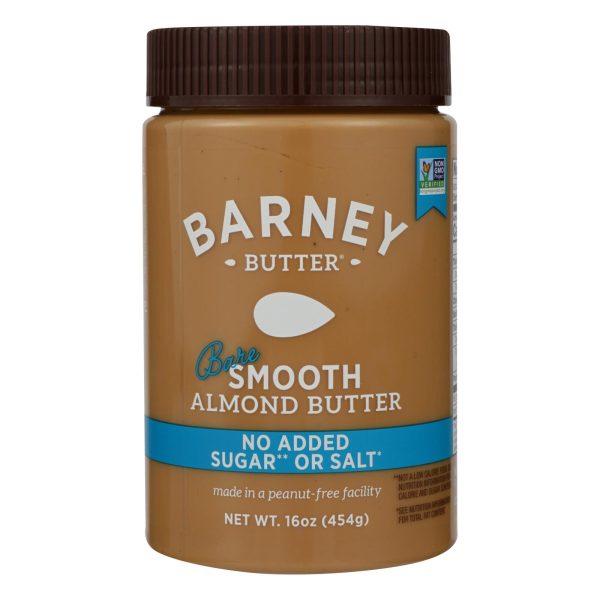Barney Butter - Almond Butter - Bare Smooth - Case of 6 - 16 oz. - Image 2