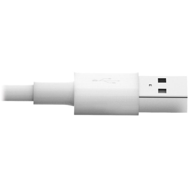 Eaton Tripp Lite Series USB-A to Lightning Sync/Charge Cable (M/M) - MFi Certified, White, 6 ft. (1.8 m) - Image 3