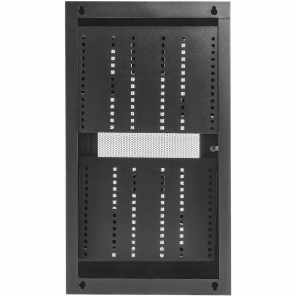 Eaton Tripp Lite Series SmartRack 5U Low-Profile Vertical-Mount Switch-Depth Wall-Mount Structured Wiring Enclosure, Adjustable Equipment Brackets - Image 2