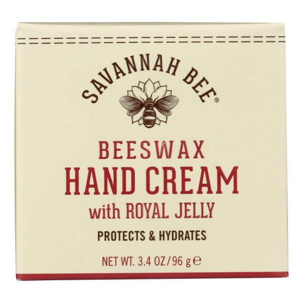 Savannah Bee Hand Cream - Beeswax - Case of 6 - 3.4 fl oz - Image 2