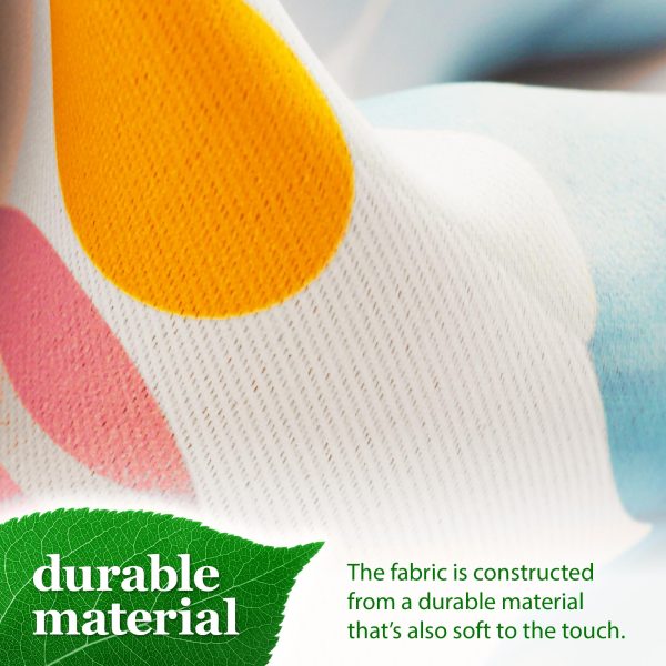 G128 Garden Flag Happy Easter Rabbit Gnome with Eggs 12"x18" Blockout Fabric - Image 7