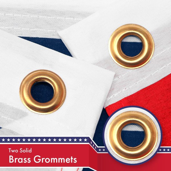 Grand Union Flag 3x5 Ft 3-Pack 150D Printed Polyester By G128 - Image 2