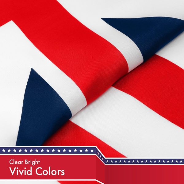 Grand Union Flag 3x5 Ft 3-Pack 150D Printed Polyester By G128 - Image 3