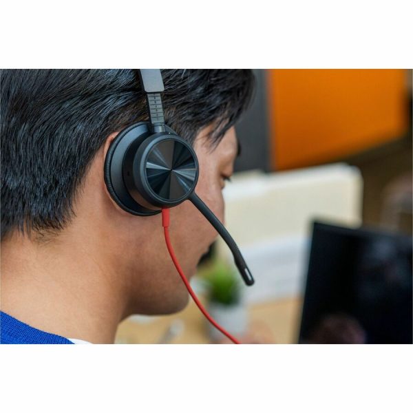 Poly Blackwire 8225 Microsoft Teams Certified Headset +USB-C/A Adapter TAA - Image 2