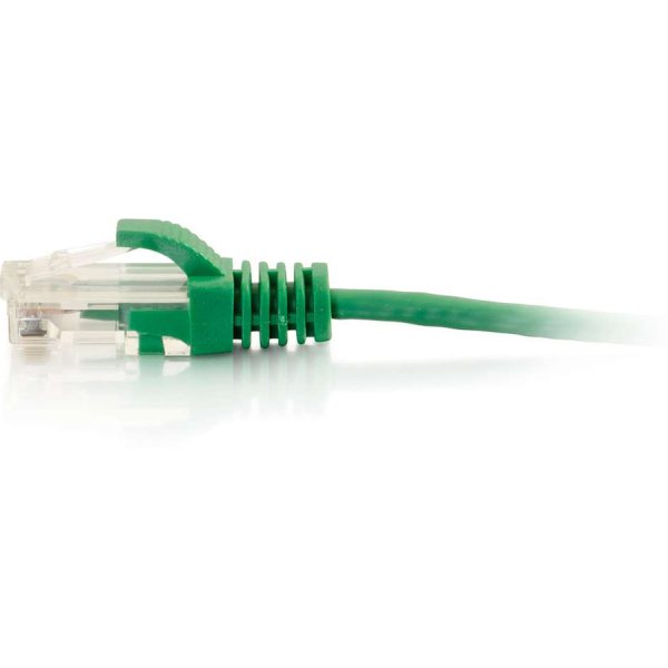 C2G 7ft Cat6 Ethernet Cable - Slim - Snagless Unshielded (UTP) - Green - Image 2