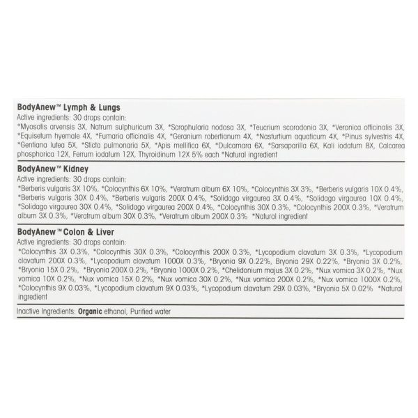 BodyAnew - Cleanse - Multipack Oral Drops - 50 ml - 3 Count
