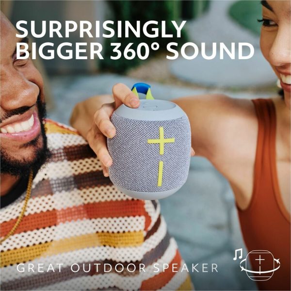 Ultimate Ears WONDERBOOM 4 Portable Waterproof Bluetooth Speaker With Big Bass and 360-Degree Sound, Dustproof Floating Speaker With 131ft (40m) Range, Black - Image 2