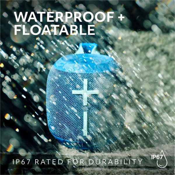Ultimate Ears WONDERBOOM 4 Portable Waterproof Bluetooth Speaker With Big Bass and 360-Degree Sound, Dustproof Floating Speaker With 131ft (40m) Range, Black - Image 8