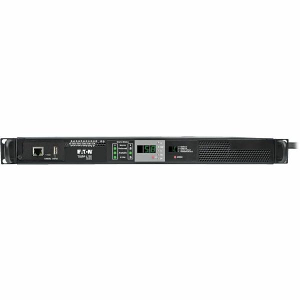 Eaton Tripp Lite Series 5.8kW Single-Phase Monitored Automatic Transfer Switch PDU, 2 200-240V 30A L6-30P Inputs, 1 L6-30R Outlet, 1U - Image 3