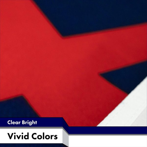 G128 10 Pack: Christian Flag | 2x3 Ft | LiteWeave Pro Series Printed 150D Polyester | Religious Flag, Indoor/Outdoor, Vibrant Colors, Brass Grommets, Thicker and More Durable Than 100D 75D Polyester - Image 3