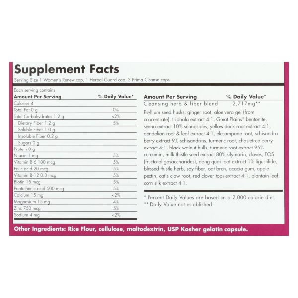 Yerba Prima Women's Renew Internal Cleansing - 1 Kit - Image 2