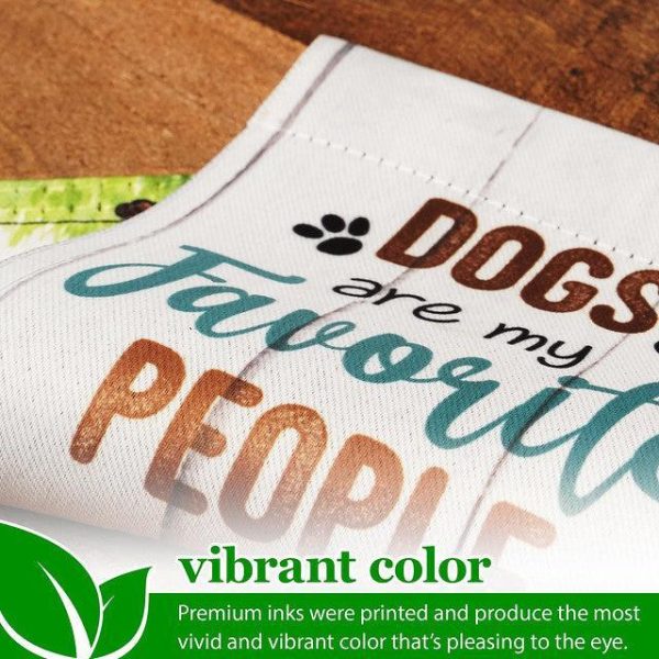 G128 Garden Flag & Stand Dogs are My Favorite People | 4x8 Inch | Printed Blockout Polyester - Image 6