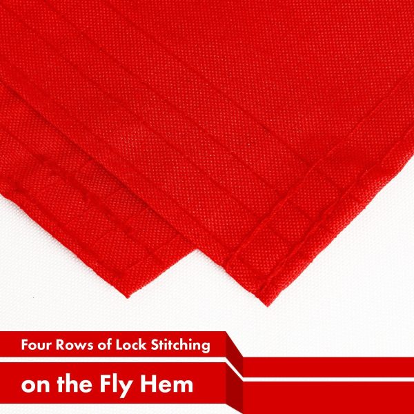 G128 5 Pack: Canada Canadian The Great White North Flag | 3x5 Ft | LiteWeave Pro Series Printed 150D Polyester | Indoor/Outdoor, Vibrant Colors, Brass Grommets, Thicker and More Durable Than 100D - Image 5