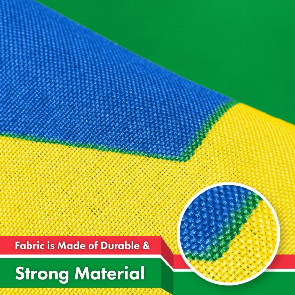 G128 South Sudan South Sudanese Flag | 3x5 Ft | LiteWeave Pro Series Printed 150D Polyester | Country Flag, Indoor/Outdoor, Vibrant Colors, Brass Grommets, Thicker and More Durable Than 100D 75D Poly - Image 4