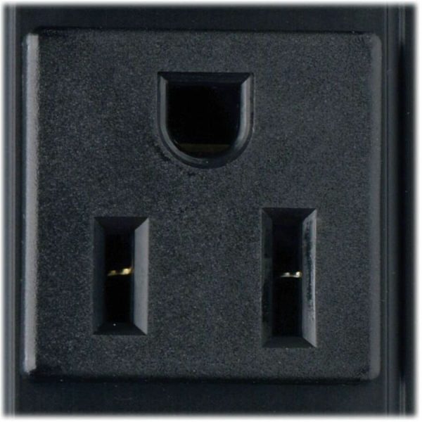 Eaton Tripp Lite Series 1.4kW 120V Single-Phase Basic PDU - 16 NEMA 5-15R Outlets, 5-15P Input, 15 ft. Cord, 48 in. 0U Rack - Image 3