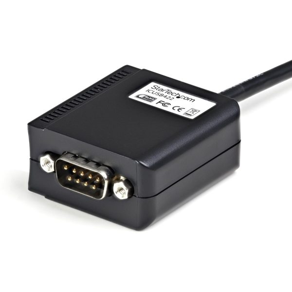 StarTech.com 6ft (1.8m) 1-Port Professional RS422/485 USB Serial Cable Adapter with COM Retention, USB to RS422 Adapter - TAA - Image 2