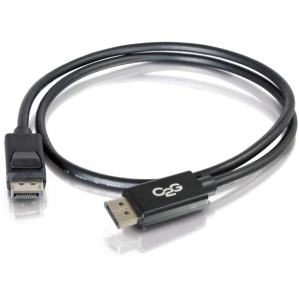 C2G 1ft 8K DisplayPort Cable with Latches - M/M - Image 2