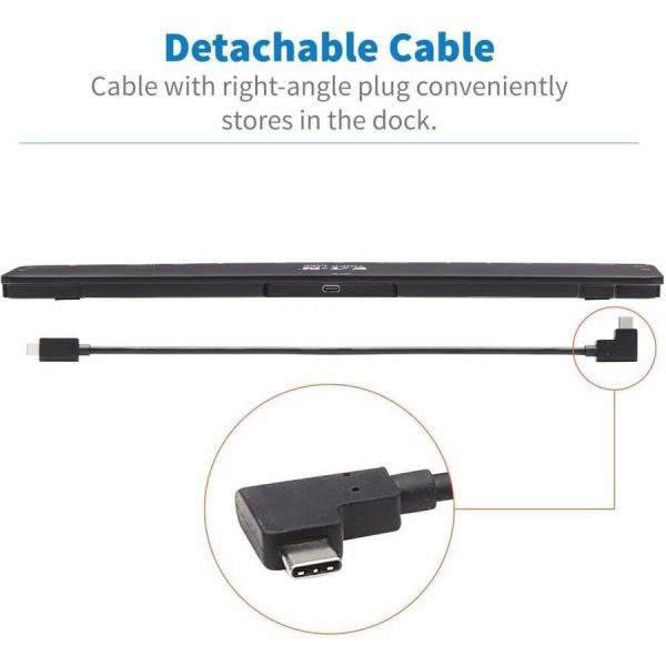 Eaton Tripp Lite Series USB-C Dock, Triple Display - 4K HDMI & DP, VGA, USB 3.x (5Gbps) and USB 2.0 Hub Ports, GbE, 100W PD Charging - Image 6