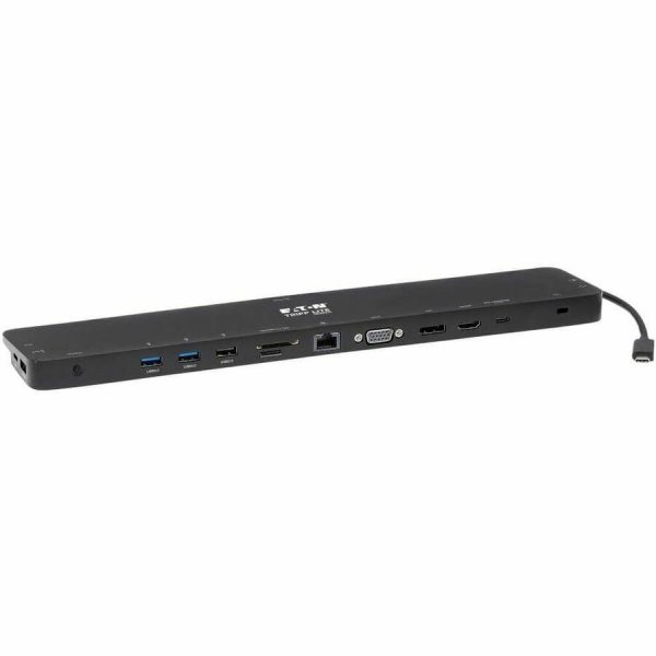 Eaton Tripp Lite Series USB-C Dock, Triple Display - 4K HDMI & DP, VGA, USB 3.x (5Gbps) and USB 2.0 Hub Ports, GbE, 100W PD Charging - Image 10