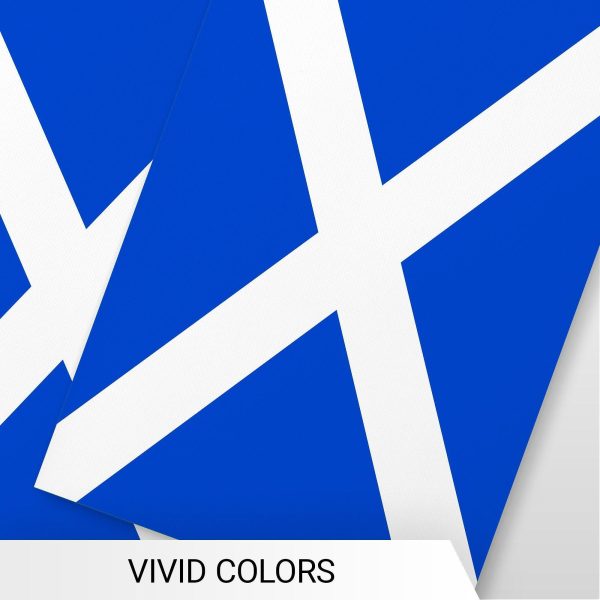G128 Scotland Scottish Bunting Banner | Flag 8.2 x 5.5 Inch, Full String 33 Feet | Printed 150D Polyester, Decorations For Bar, School, Festival Events Celebration - Image 6