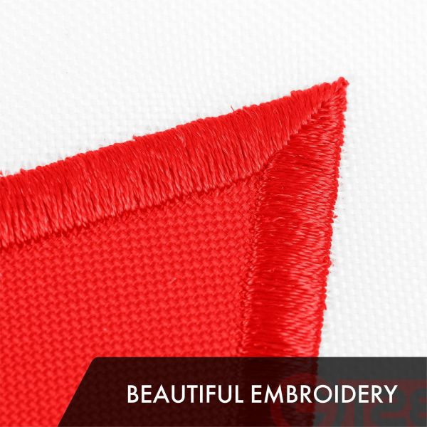 G128 5 Pack: Canada Canadian Flag | 4x6 Ft | ToughWeave Series Embroidered 210D Polyester | Country Flag, Embroidered Design, Indoor/Outdoor, Vibrant Colors, Brass Grommets - Image 3