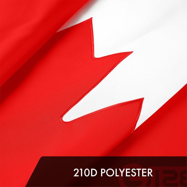 G128 5 Pack: Canada Canadian Flag | 4x6 Ft | ToughWeave Series Embroidered 210D Polyester | Country Flag, Embroidered Design, Indoor/Outdoor, Vibrant Colors, Brass Grommets - Image 4