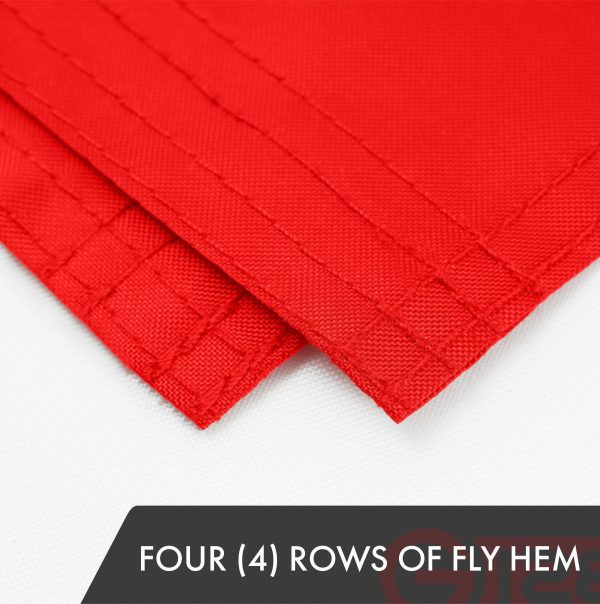 G128 5 Pack: Canada Canadian Flag | 4x6 Ft | ToughWeave Series Embroidered 210D Polyester | Country Flag, Embroidered Design, Indoor/Outdoor, Vibrant Colors, Brass Grommets - Image 5