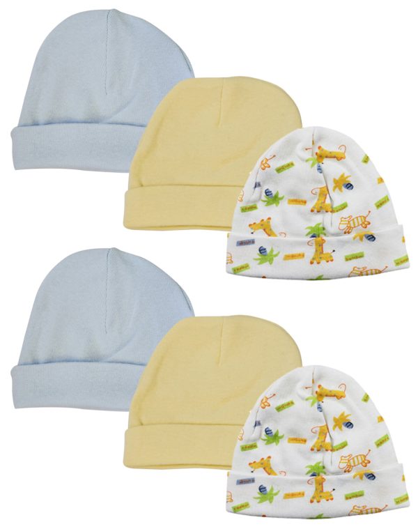 Baby Boy Infant Caps (pack Of 6) Nc_0314