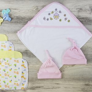 Hooded Towel, Bath Mittens, Hats And Wash Coths Ls_0627