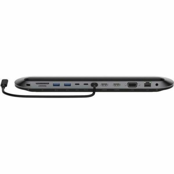 Belkin 11-in-1 Universal USB-C Docking Station - USB 3.2 - 10 Gbps - 100W - 2xHDMI, 1xVGA, 2xUSB-A, 1xUSB-C - Grey - Image 2