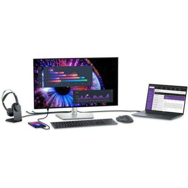 Dell UltraSharp U2724DE 27" Class WQHD LED Monitor - 16:9 - Black, Silver - Image 4