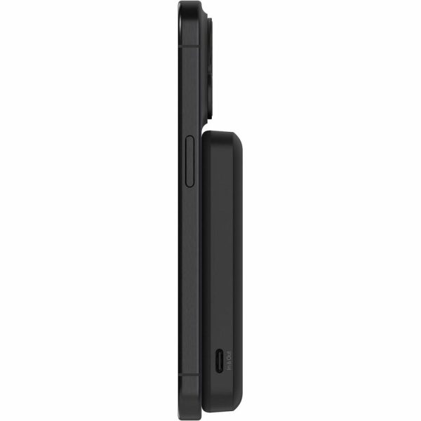Belkin 15W Wireless Magnetic Power Bank w/ Stand, Qi2 - 5K mAh - 1xUSB-C - Portable Charger - w/ USB-C to USB-C Cable - Black - Image 6