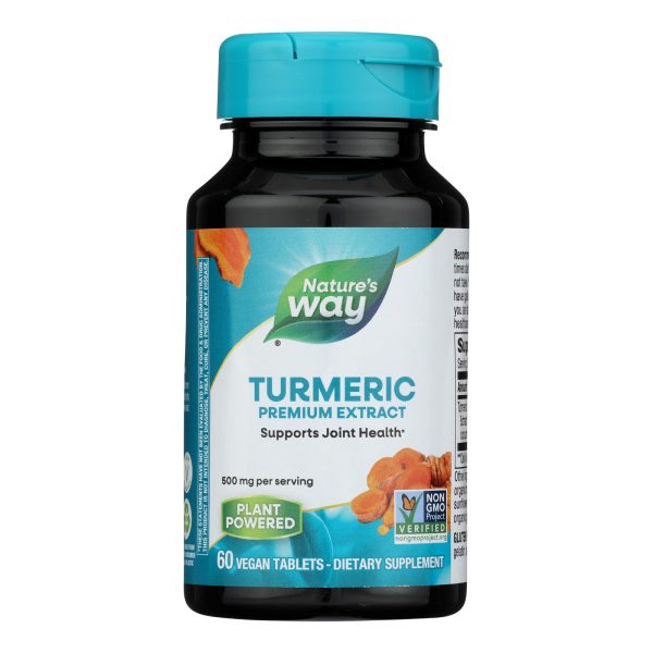 Nature's Way - Turmeric Standardized - 60 Tablets - Image 2